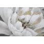 OBRAZ NA PŁÓTNIE WHITE/GOLD FLOWER 80X3,7X100 cm